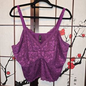 Torrid Vibrant Purple Lace Bralette